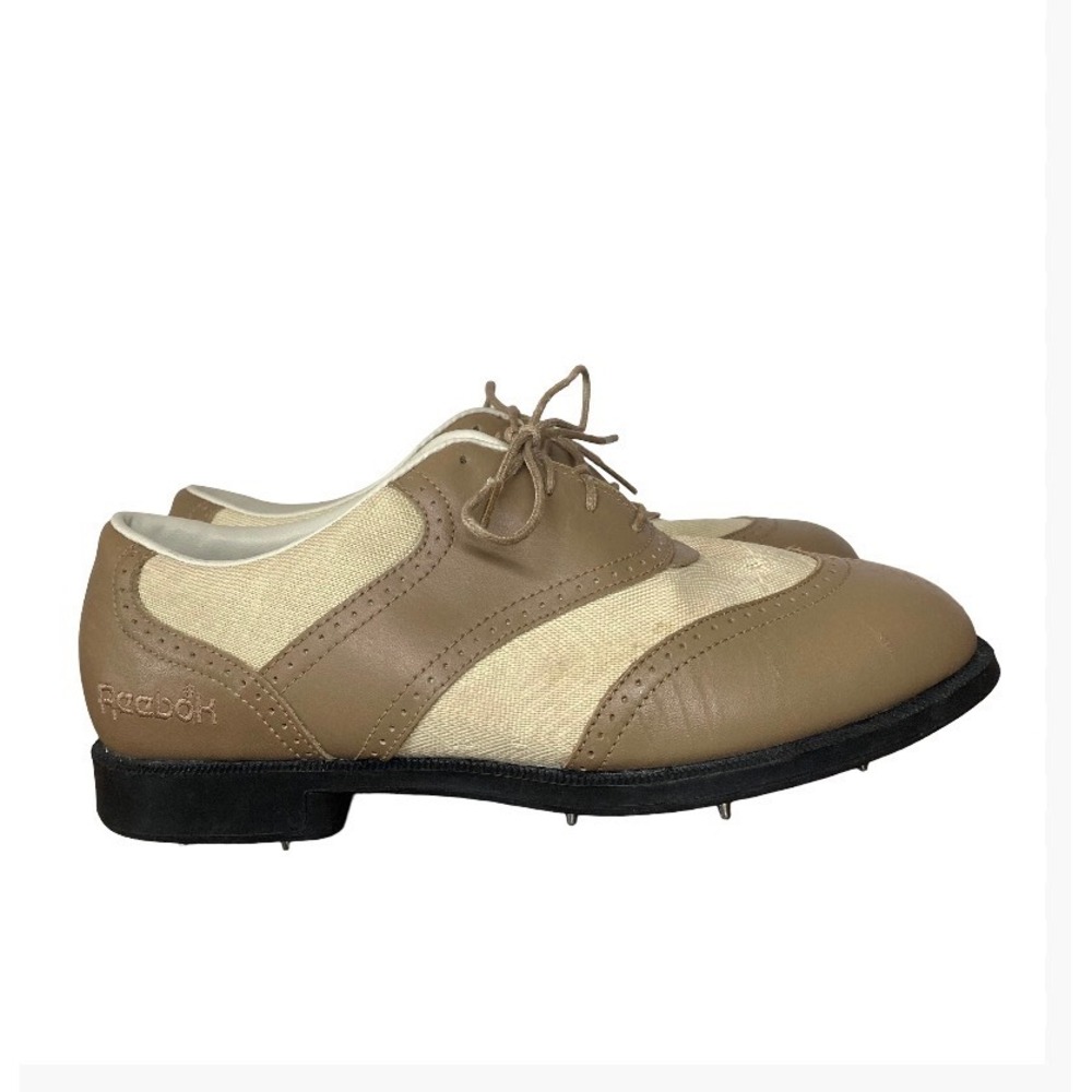 Vintage Reebok Wingtip Oxford Golf Shoes